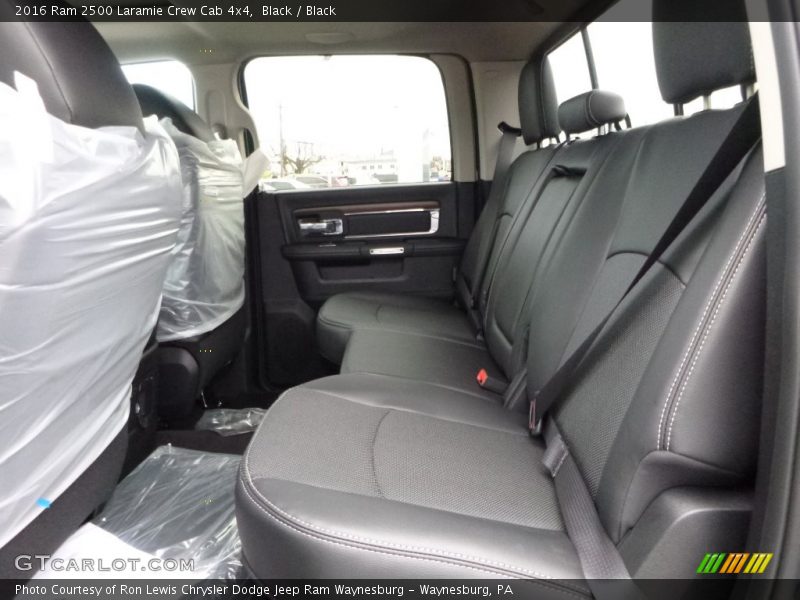 Rear Seat of 2016 2500 Laramie Crew Cab 4x4