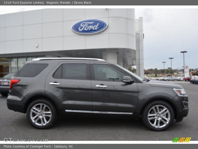 Magnetic Metallic / Ebony Black 2016 Ford Explorer Limited