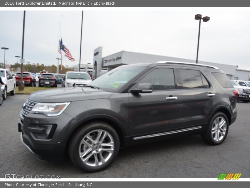 Magnetic Metallic / Ebony Black 2016 Ford Explorer Limited