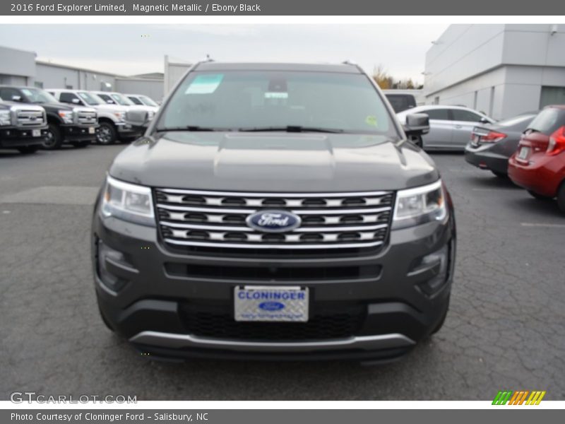 Magnetic Metallic / Ebony Black 2016 Ford Explorer Limited