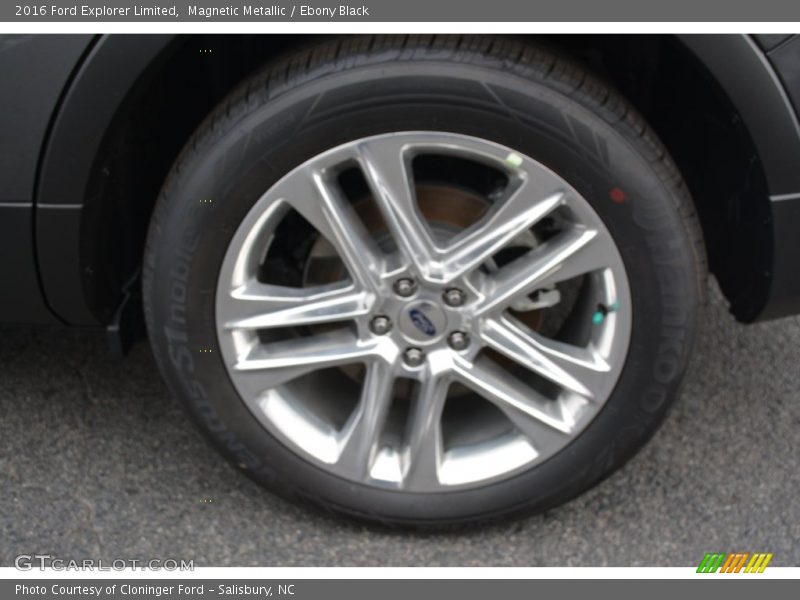 Magnetic Metallic / Ebony Black 2016 Ford Explorer Limited