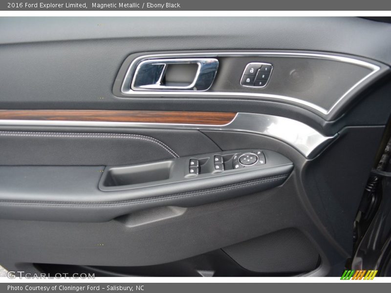 Magnetic Metallic / Ebony Black 2016 Ford Explorer Limited