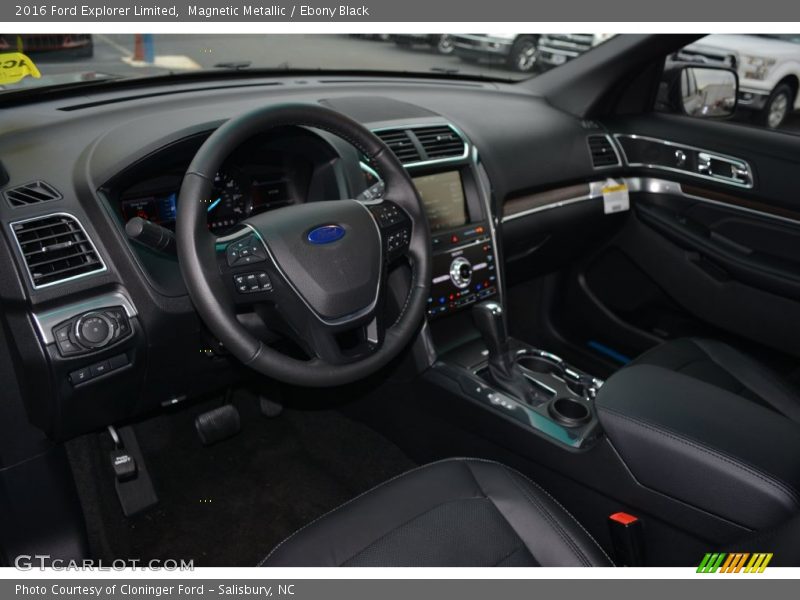 Magnetic Metallic / Ebony Black 2016 Ford Explorer Limited
