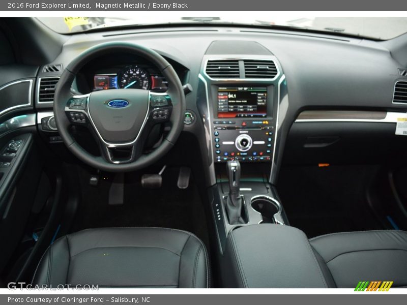 Magnetic Metallic / Ebony Black 2016 Ford Explorer Limited