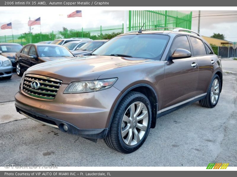 Autumn Copper Metallic / Graphite 2006 Infiniti FX 35 AWD