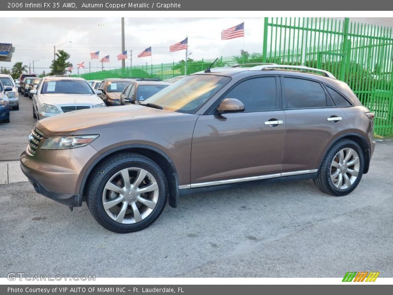 Autumn Copper Metallic / Graphite 2006 Infiniti FX 35 AWD