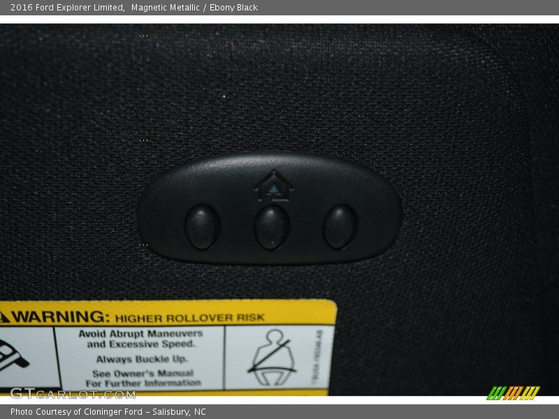 Magnetic Metallic / Ebony Black 2016 Ford Explorer Limited