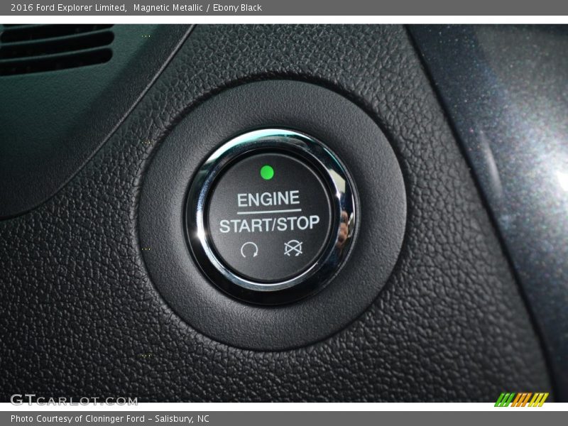 Magnetic Metallic / Ebony Black 2016 Ford Explorer Limited
