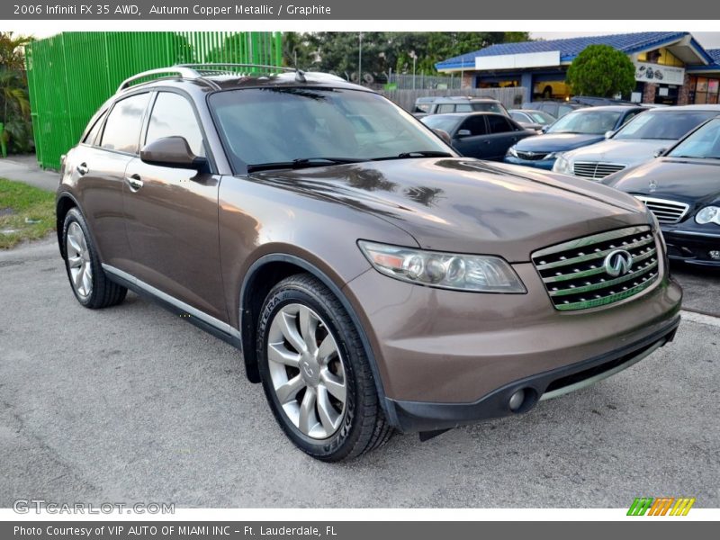 Autumn Copper Metallic / Graphite 2006 Infiniti FX 35 AWD