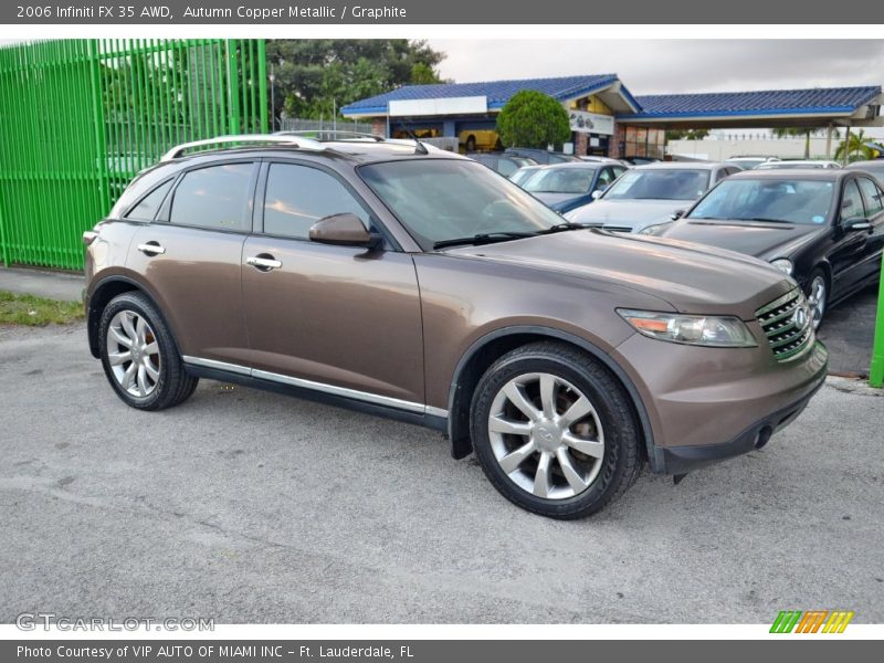 Autumn Copper Metallic / Graphite 2006 Infiniti FX 35 AWD