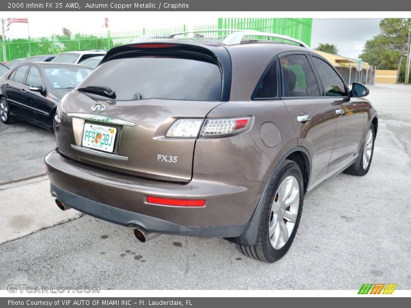 Autumn Copper Metallic / Graphite 2006 Infiniti FX 35 AWD