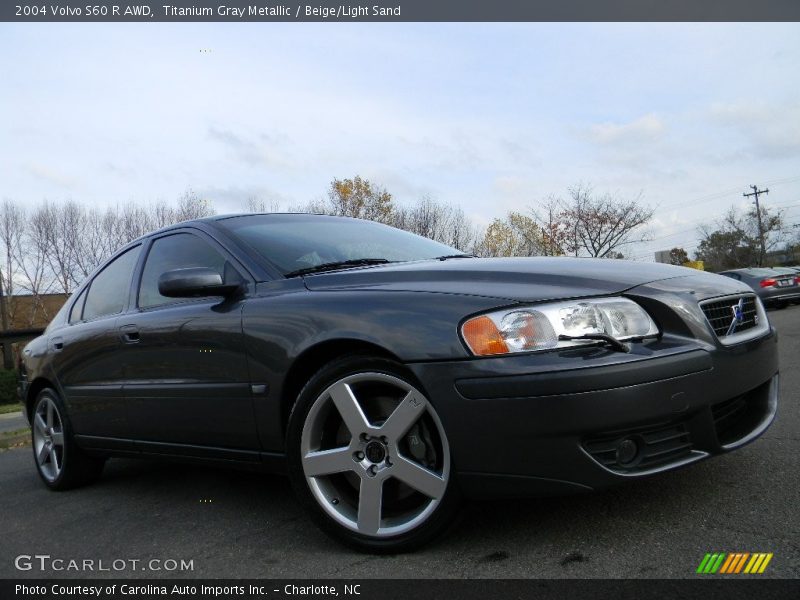 Titanium Gray Metallic / Beige/Light Sand 2004 Volvo S60 R AWD