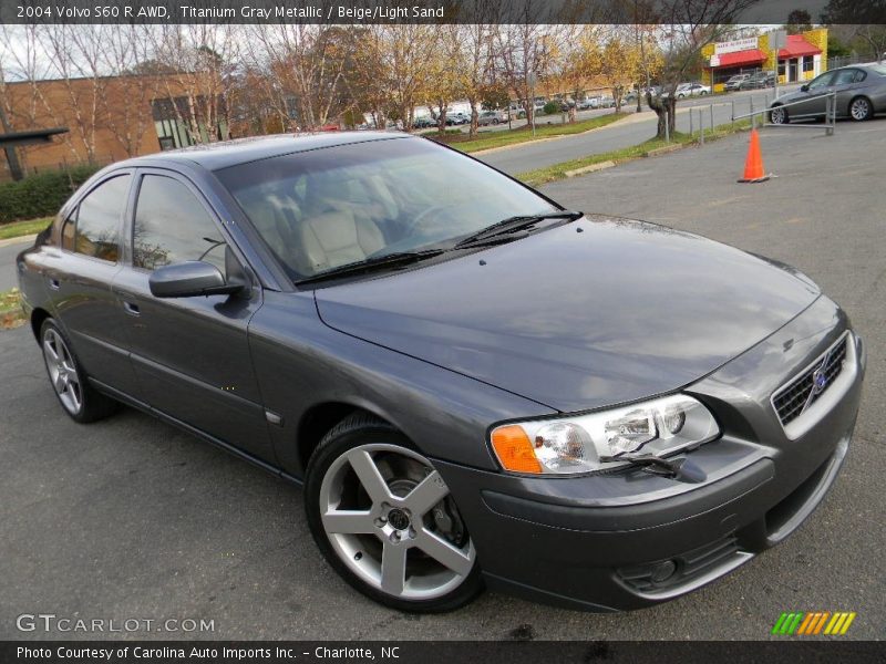 Titanium Gray Metallic / Beige/Light Sand 2004 Volvo S60 R AWD