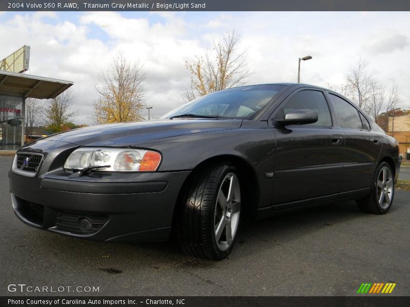 Titanium Gray Metallic / Beige/Light Sand 2004 Volvo S60 R AWD