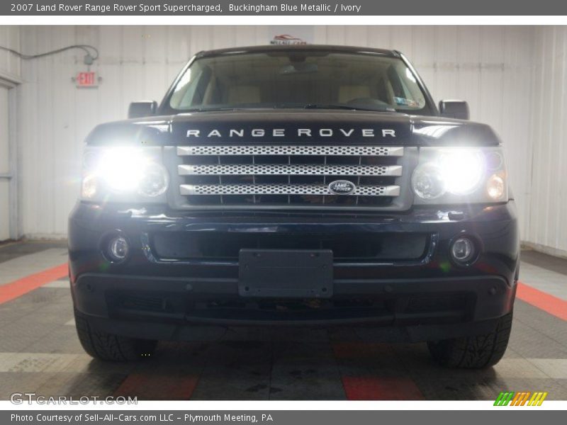 Buckingham Blue Metallic / Ivory 2007 Land Rover Range Rover Sport Supercharged