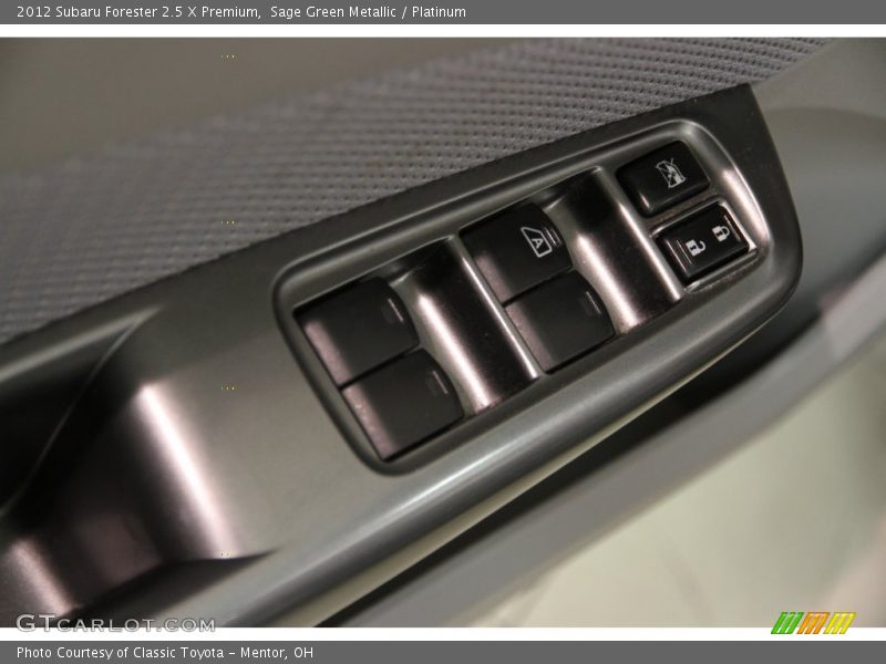 Sage Green Metallic / Platinum 2012 Subaru Forester 2.5 X Premium