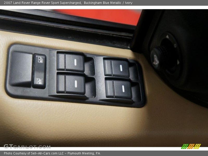 Buckingham Blue Metallic / Ivory 2007 Land Rover Range Rover Sport Supercharged