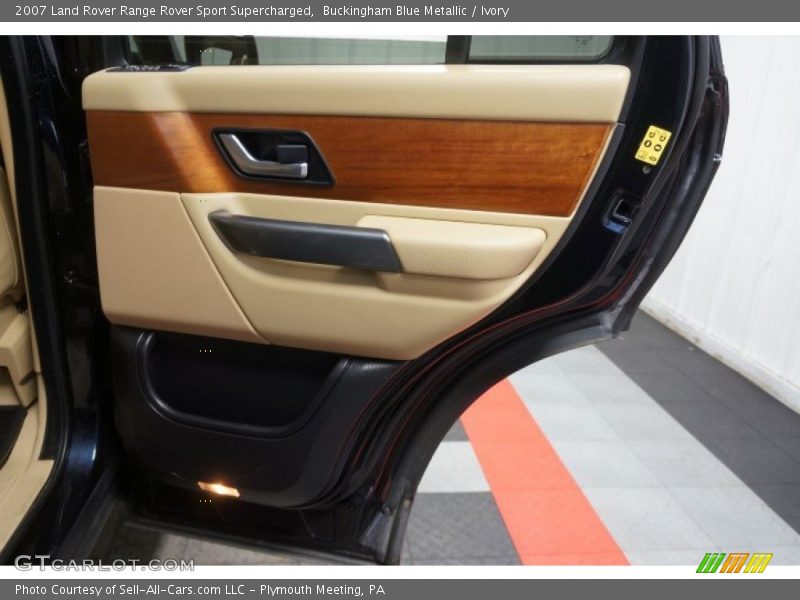 Buckingham Blue Metallic / Ivory 2007 Land Rover Range Rover Sport Supercharged