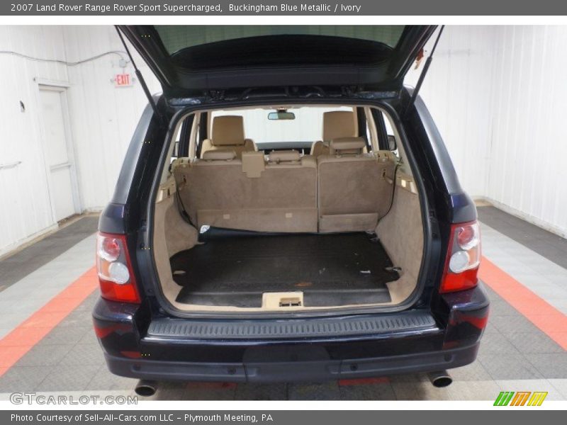 Buckingham Blue Metallic / Ivory 2007 Land Rover Range Rover Sport Supercharged