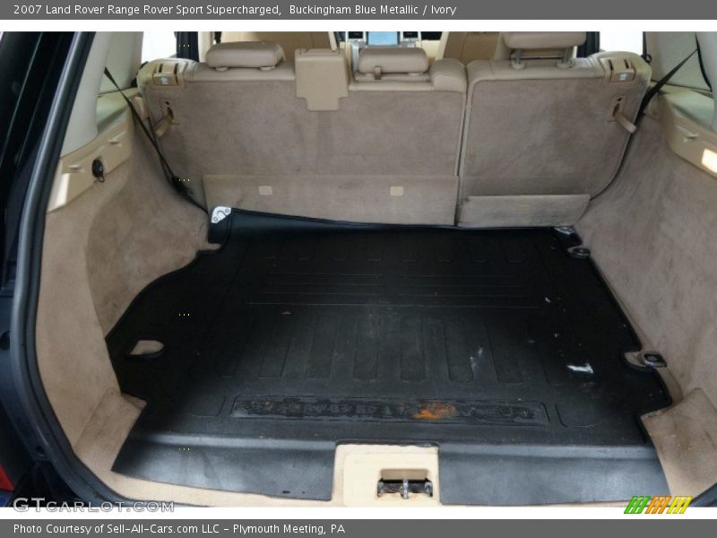 Buckingham Blue Metallic / Ivory 2007 Land Rover Range Rover Sport Supercharged