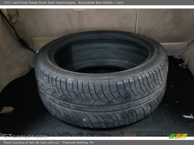 Buckingham Blue Metallic / Ivory 2007 Land Rover Range Rover Sport Supercharged