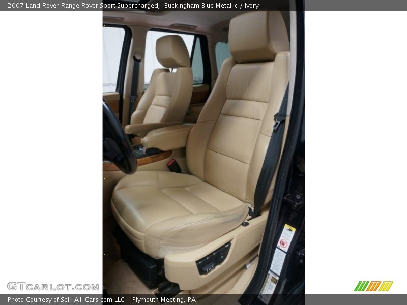 Buckingham Blue Metallic / Ivory 2007 Land Rover Range Rover Sport Supercharged