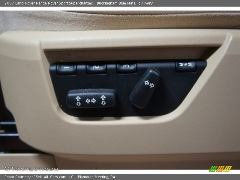 Buckingham Blue Metallic / Ivory 2007 Land Rover Range Rover Sport Supercharged