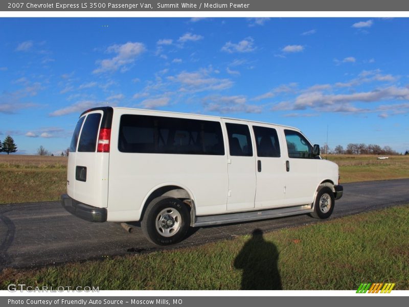 Summit White / Medium Pewter 2007 Chevrolet Express LS 3500 Passenger Van