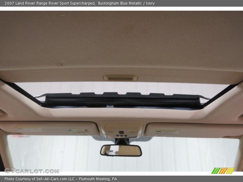 Buckingham Blue Metallic / Ivory 2007 Land Rover Range Rover Sport Supercharged