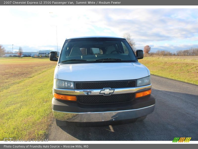 Summit White / Medium Pewter 2007 Chevrolet Express LS 3500 Passenger Van