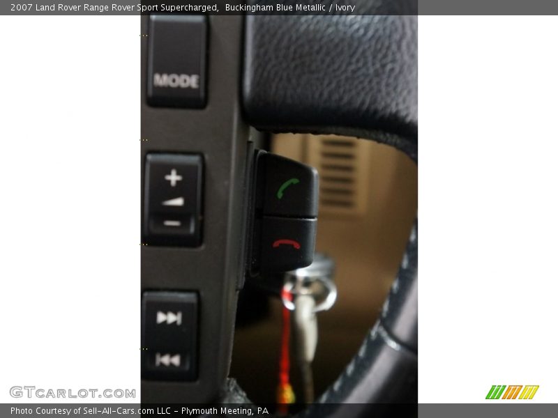 Buckingham Blue Metallic / Ivory 2007 Land Rover Range Rover Sport Supercharged