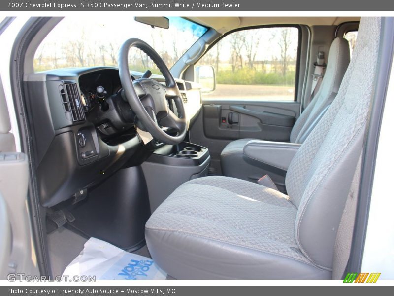 Summit White / Medium Pewter 2007 Chevrolet Express LS 3500 Passenger Van
