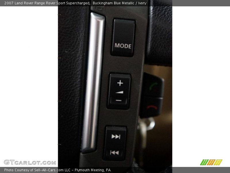 Buckingham Blue Metallic / Ivory 2007 Land Rover Range Rover Sport Supercharged