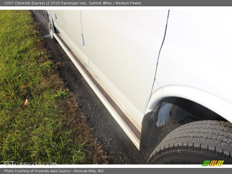 Summit White / Medium Pewter 2007 Chevrolet Express LS 3500 Passenger Van