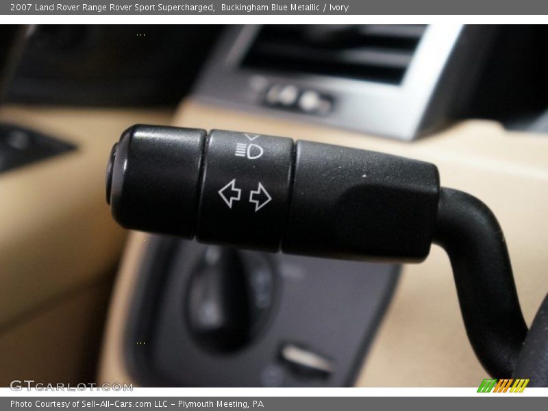 Buckingham Blue Metallic / Ivory 2007 Land Rover Range Rover Sport Supercharged