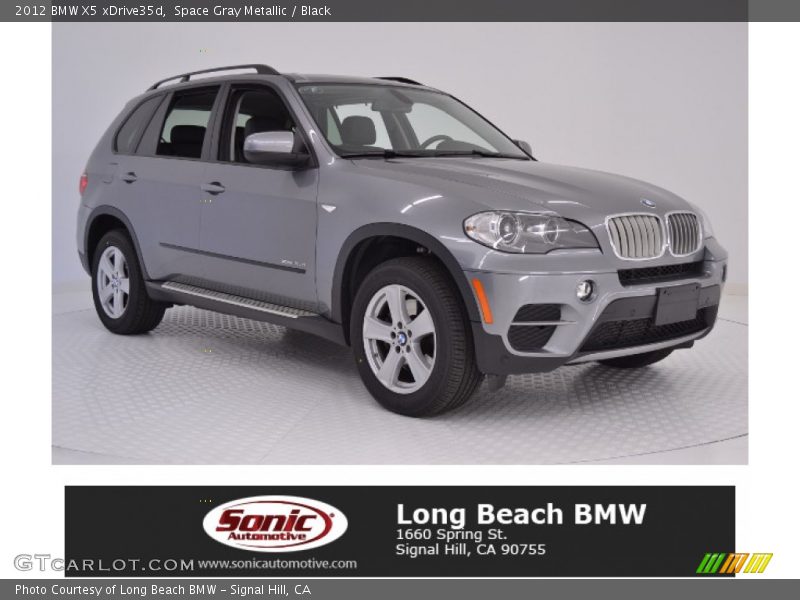 Space Gray Metallic / Black 2012 BMW X5 xDrive35d