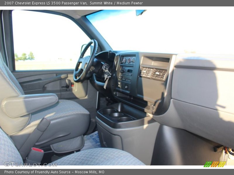 Summit White / Medium Pewter 2007 Chevrolet Express LS 3500 Passenger Van