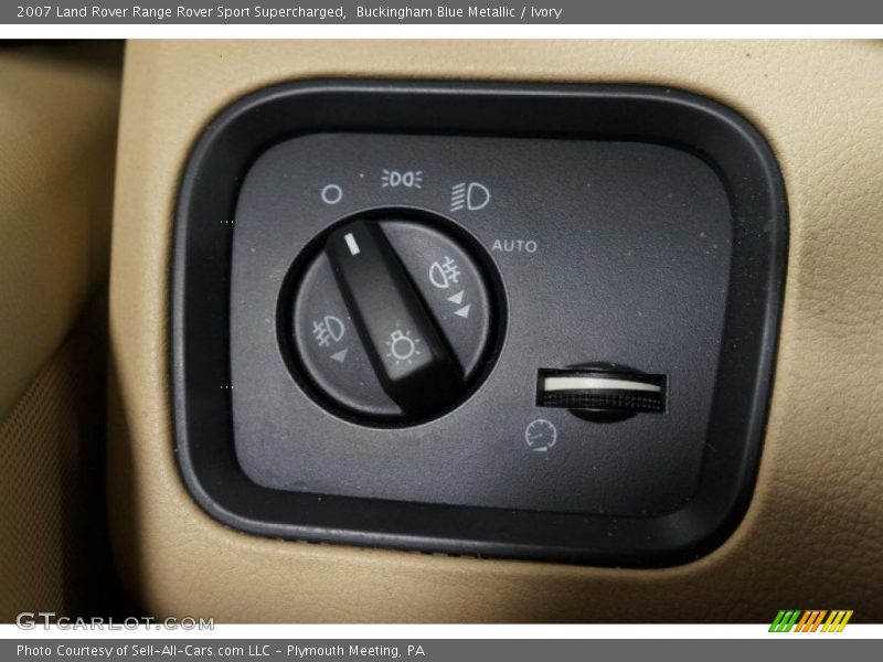 Buckingham Blue Metallic / Ivory 2007 Land Rover Range Rover Sport Supercharged