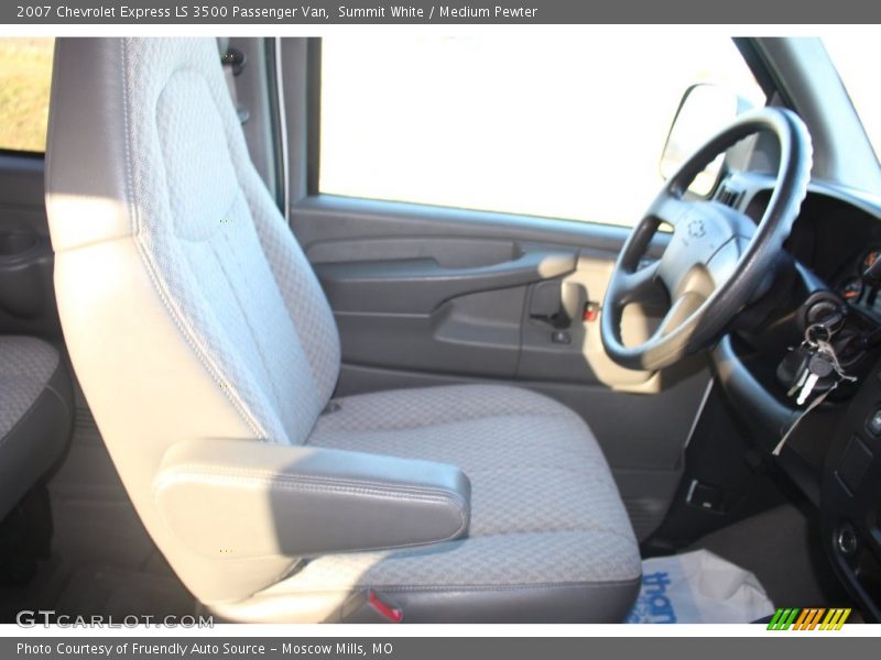 Summit White / Medium Pewter 2007 Chevrolet Express LS 3500 Passenger Van