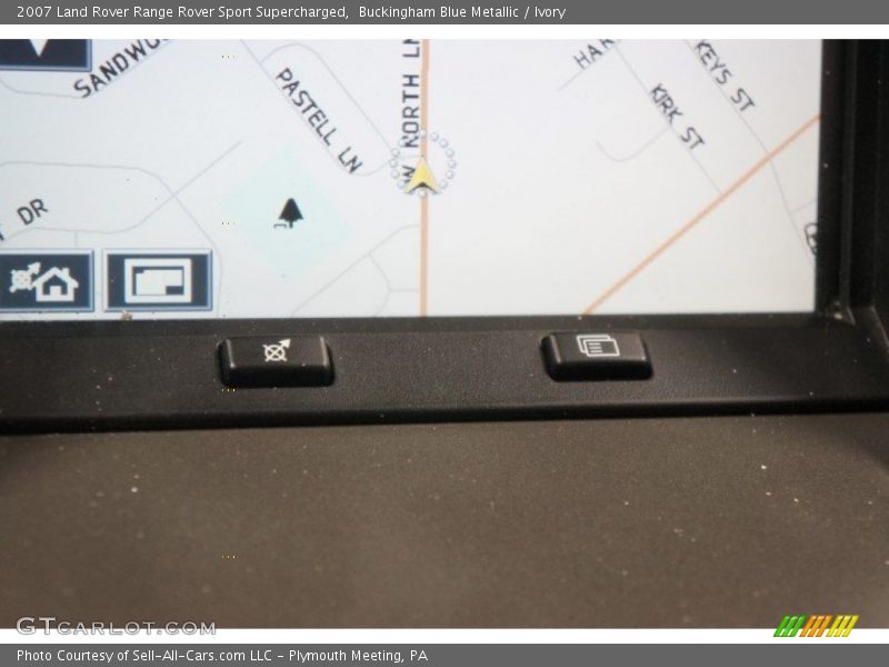 Buckingham Blue Metallic / Ivory 2007 Land Rover Range Rover Sport Supercharged