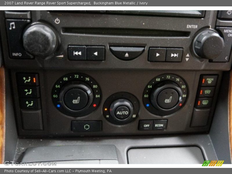Buckingham Blue Metallic / Ivory 2007 Land Rover Range Rover Sport Supercharged