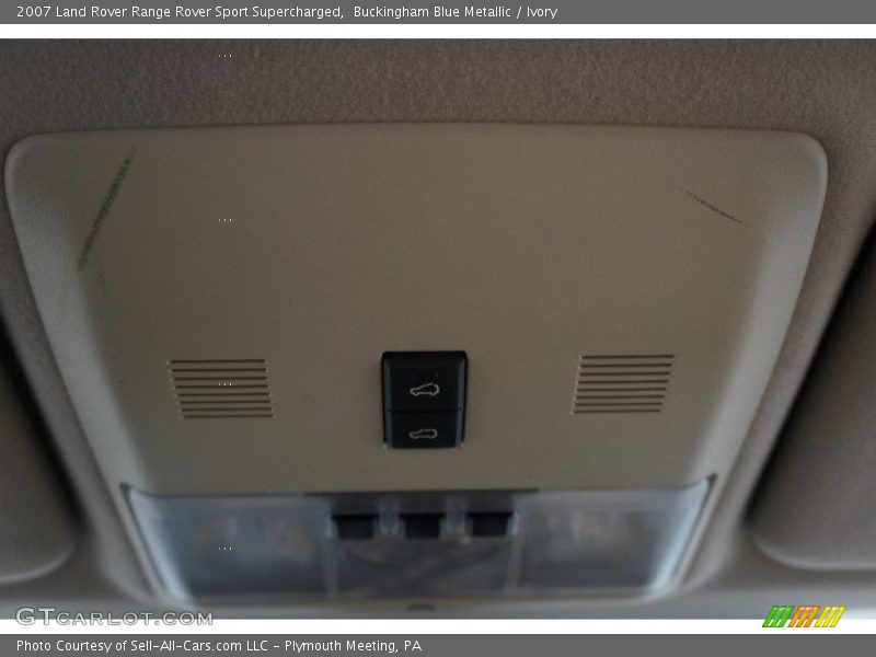 Buckingham Blue Metallic / Ivory 2007 Land Rover Range Rover Sport Supercharged