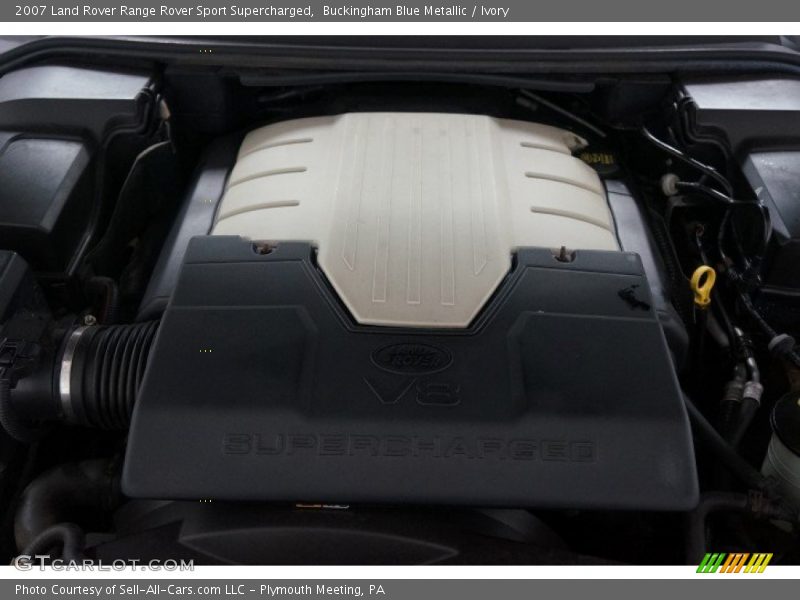 Buckingham Blue Metallic / Ivory 2007 Land Rover Range Rover Sport Supercharged