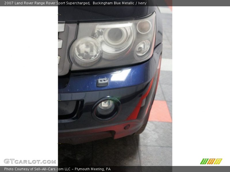 Buckingham Blue Metallic / Ivory 2007 Land Rover Range Rover Sport Supercharged