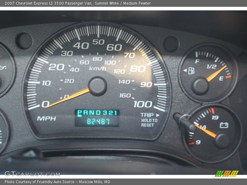 Summit White / Medium Pewter 2007 Chevrolet Express LS 3500 Passenger Van