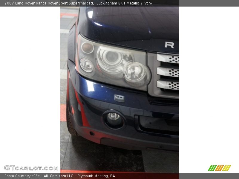 Buckingham Blue Metallic / Ivory 2007 Land Rover Range Rover Sport Supercharged