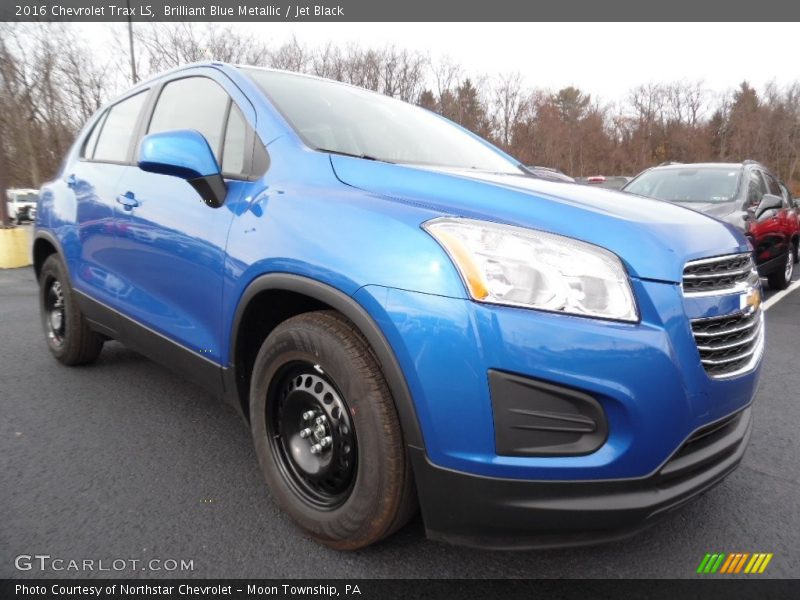 Brilliant Blue Metallic / Jet Black 2016 Chevrolet Trax LS