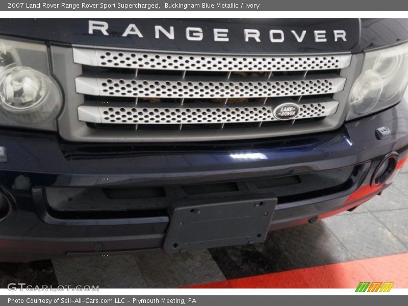 Buckingham Blue Metallic / Ivory 2007 Land Rover Range Rover Sport Supercharged