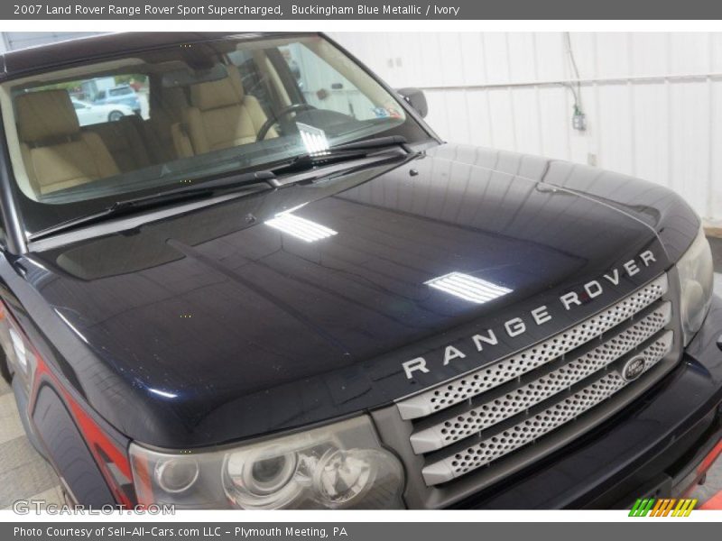Buckingham Blue Metallic / Ivory 2007 Land Rover Range Rover Sport Supercharged