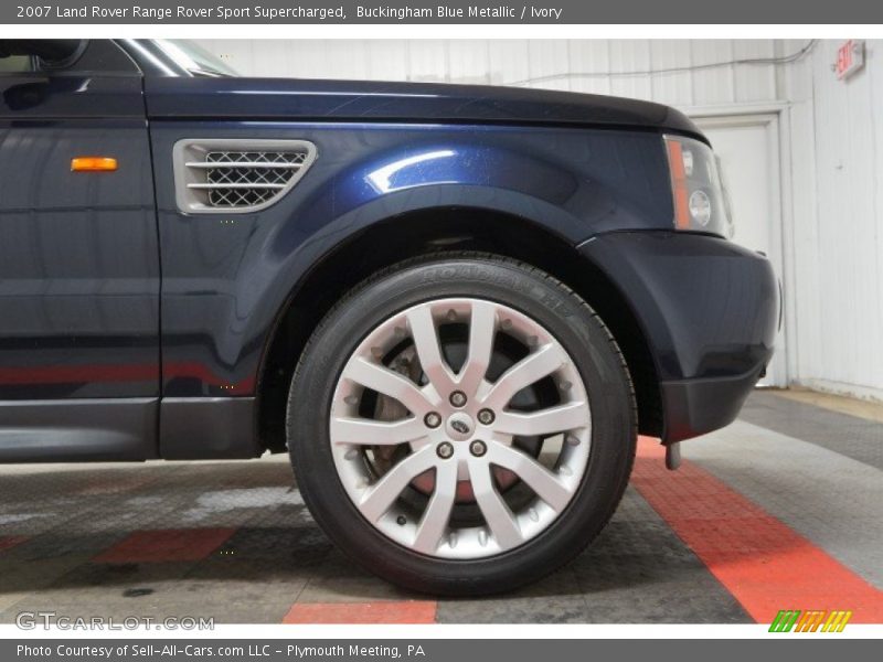 Buckingham Blue Metallic / Ivory 2007 Land Rover Range Rover Sport Supercharged
